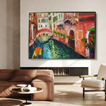 Landscape 009 Canvas Art 90 x 60 cm / Stretched on hidden frame