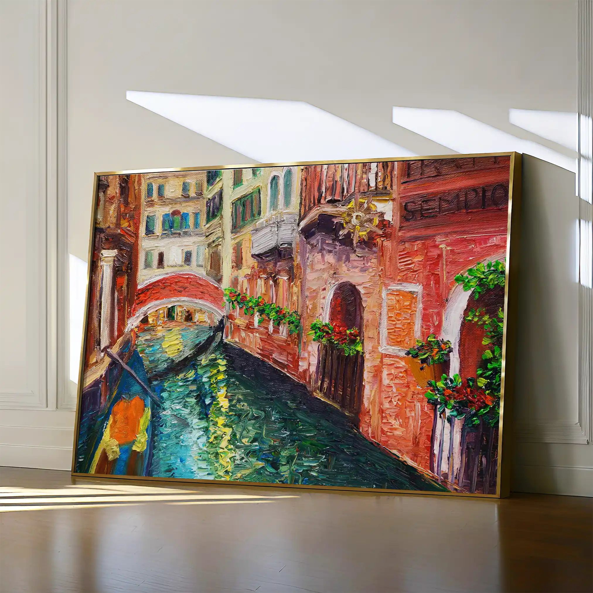 Landscape 009 Canvas Art 90 x 60 cm / Stretched on hidden frame