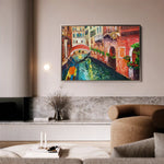 Landscape 009 Canvas Art 90 x 60 cm / Stretched on hidden frame