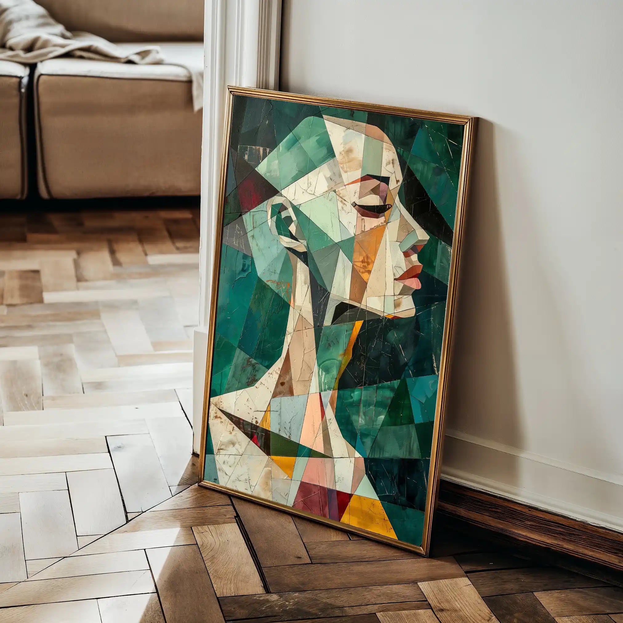 Portrait 009 Canvas Art 90 x 60 cm / Stretched on hidden frame