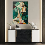 Portrait 009 Canvas Art 90 x 60 cm / Stretched on hidden frame