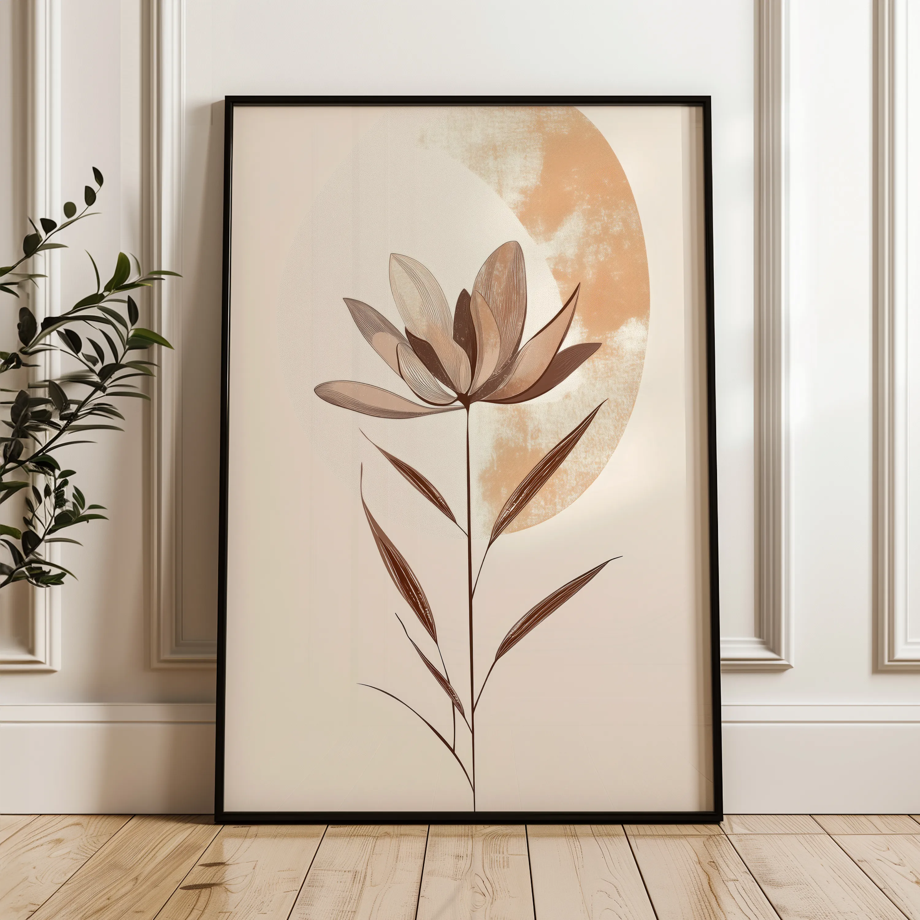Boho Canvas Wall Art WAD010-BH 90 x 60 cm / Stretched on hidden frame
