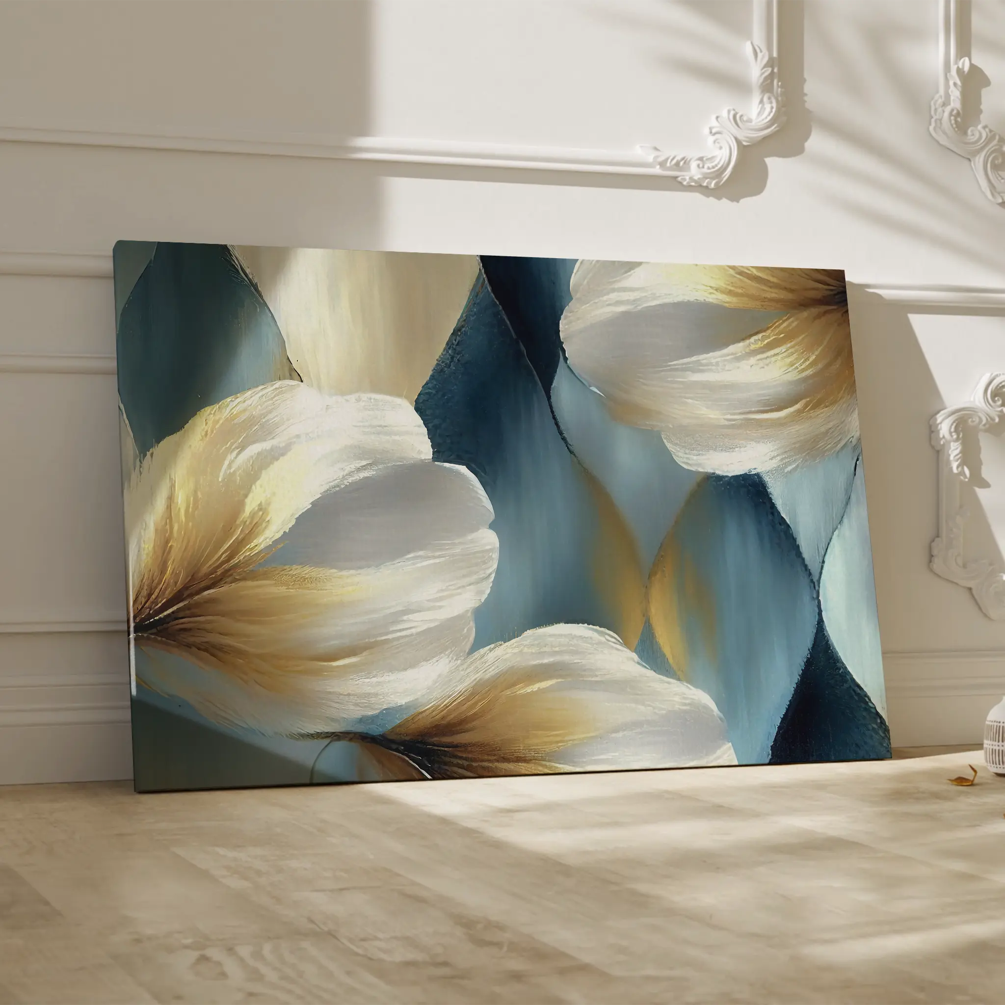 Floral Canvas Wall Art WAD010-F 90 x 60 cm / Stretched on hidden frame