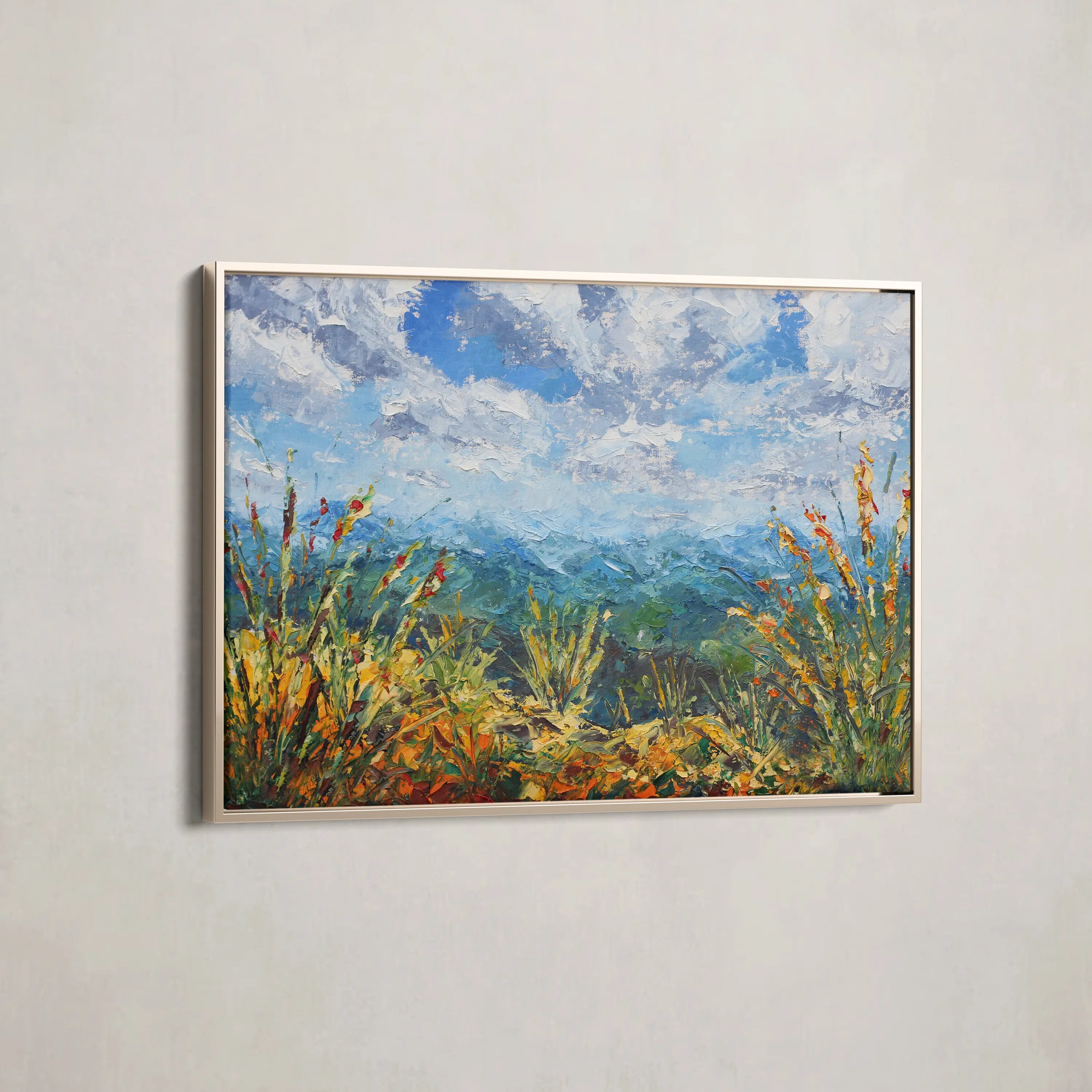 Landscape Canvas Wall Art WAD010-L 90 x 60 cm / Stretched on hidden frame