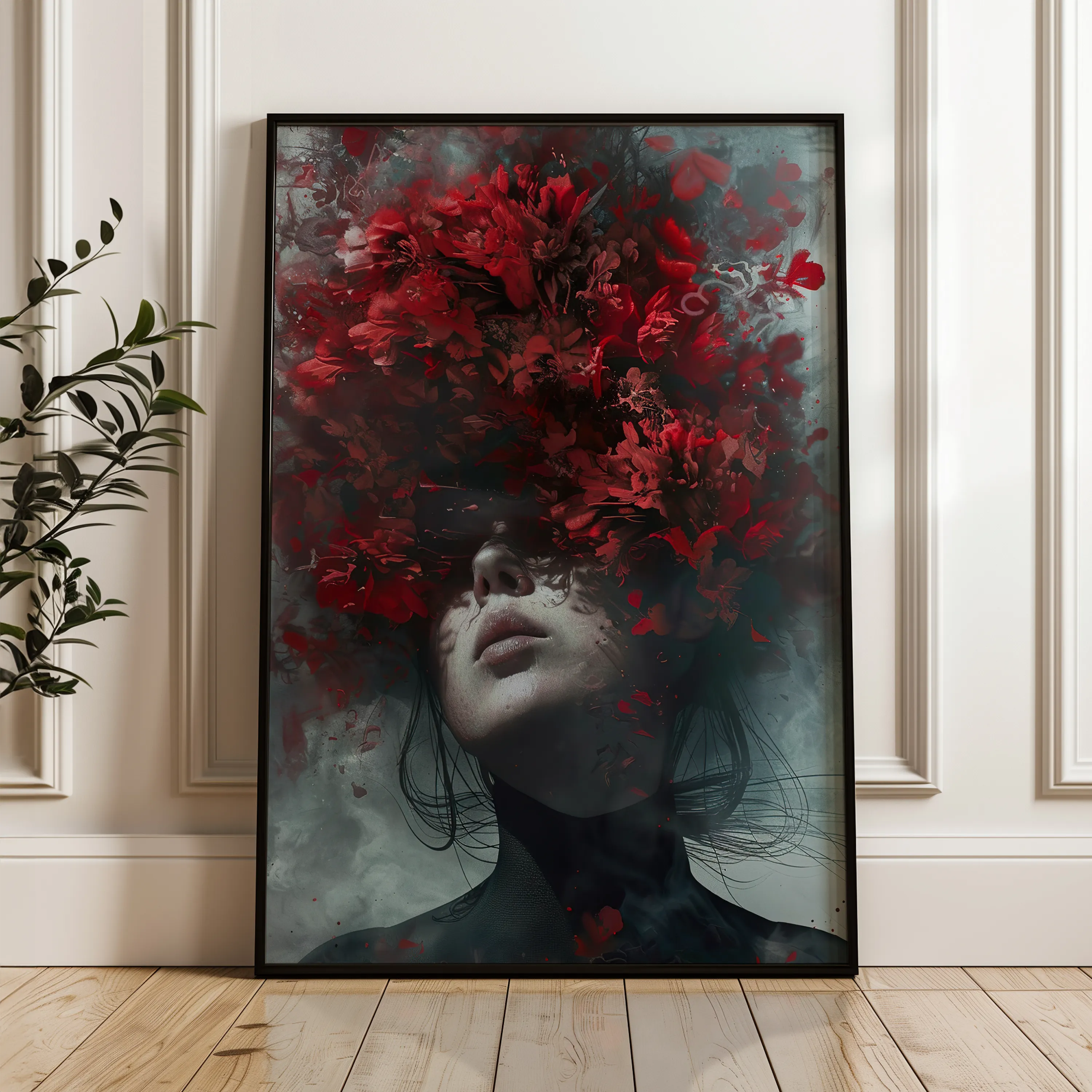 Portrait Canvas Wall Art WAD010-P 90 x 60 cm / Stretched on hidden frame