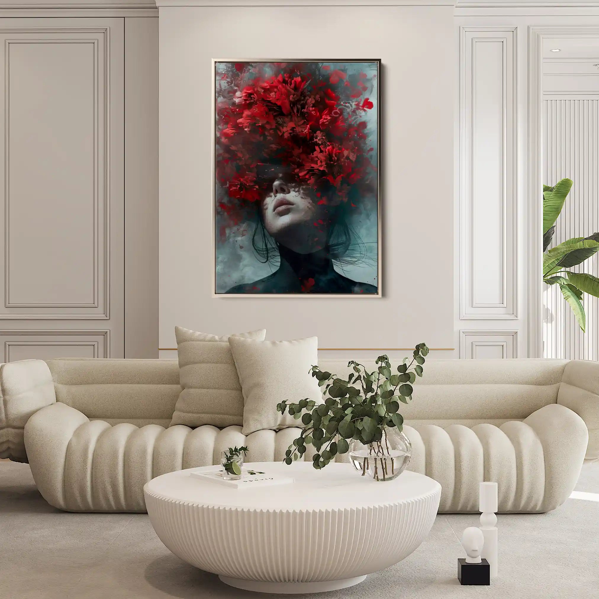 Portrait 010 Canvas Art 90 x 60 cm / Stretched on hidden frame