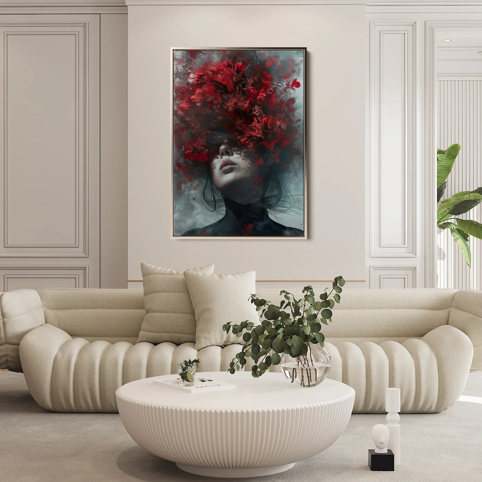 Portrait Canvas Wall Art WAD010-P 90 x 60 cm / Stretched on hidden frame