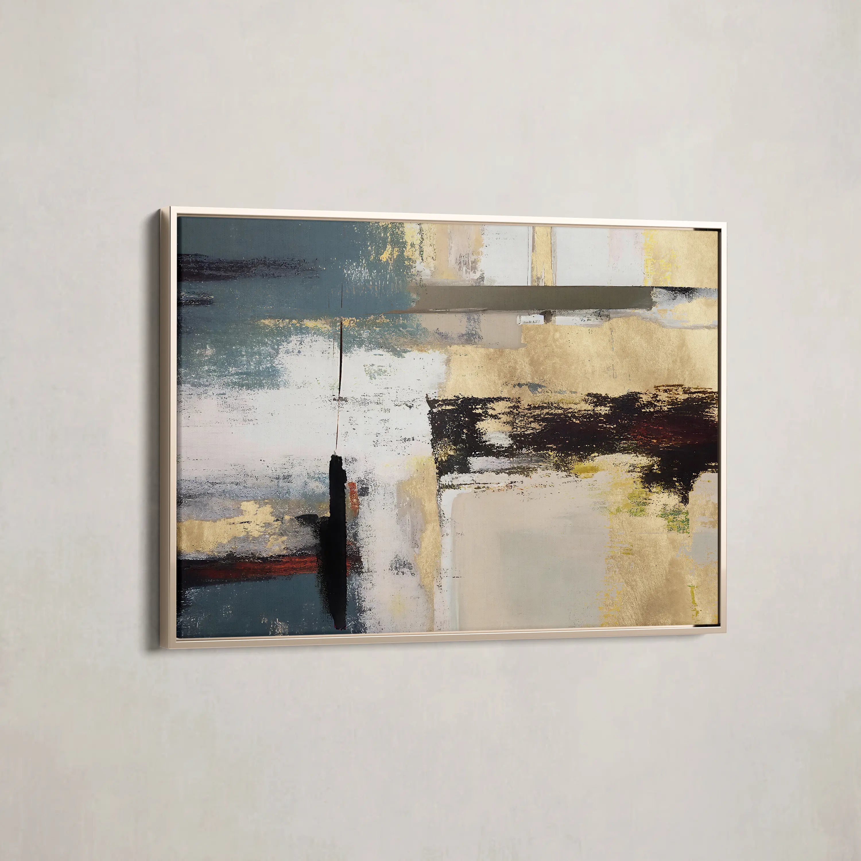 Abstract Canvas Wall Art WAD011-A 90 x 60 cm / Stretched on hidden frame