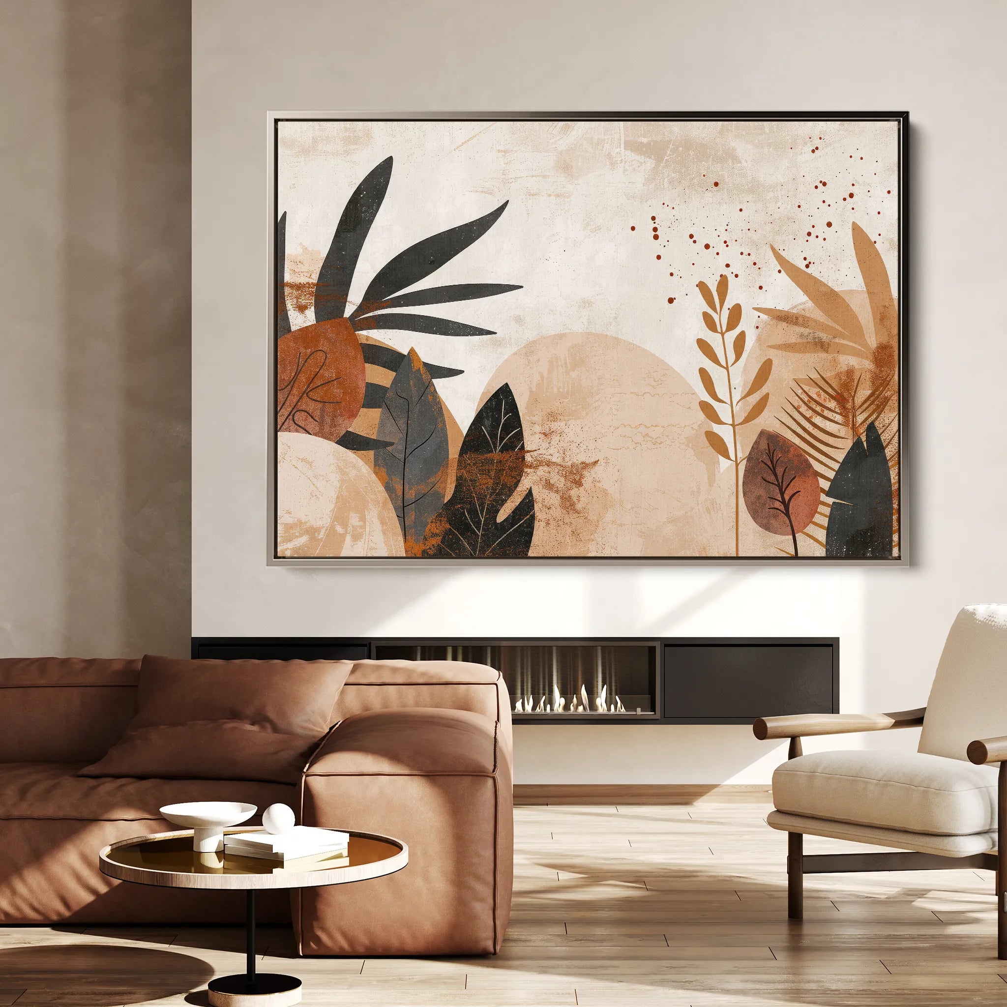 Boho Canvas Wall Art WAD011-BH 90 x 60 cm / Stretched on hidden frame