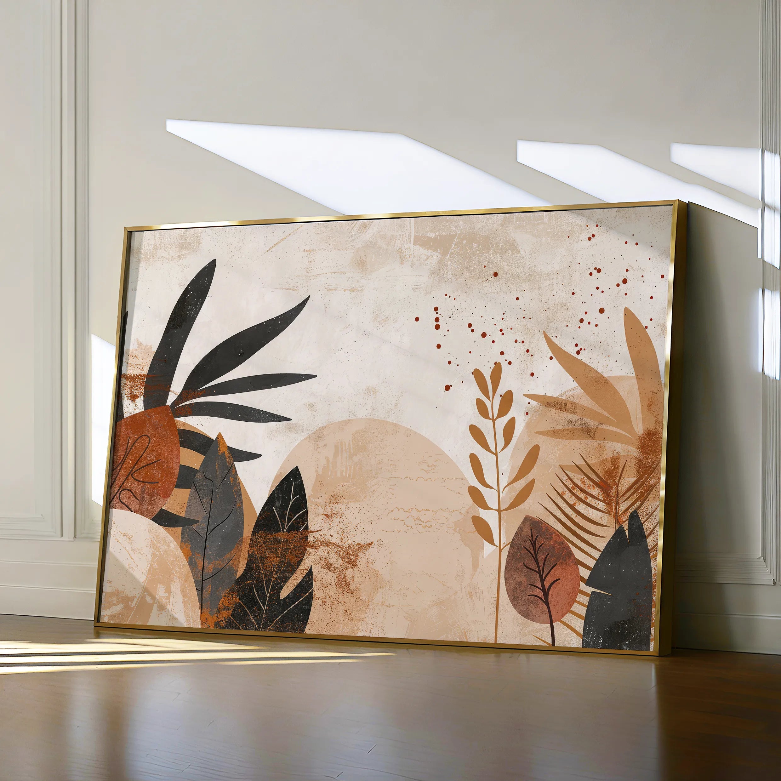 Boho Canvas Wall Art WAD011-BH 90 x 60 cm / Stretched on hidden frame