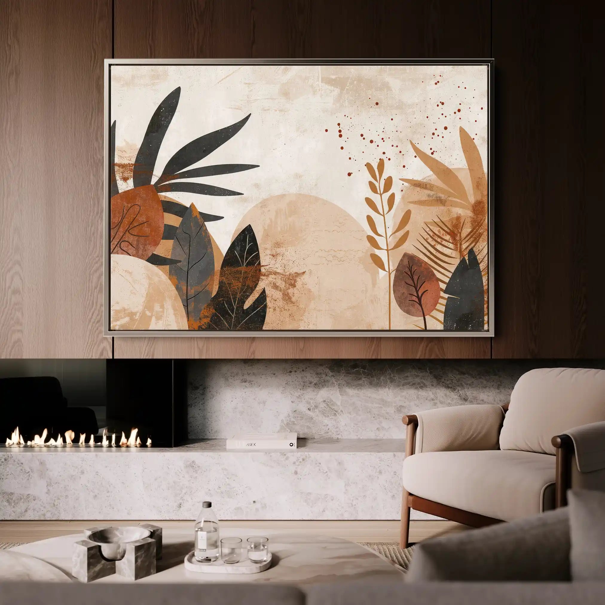 Boho 011 Canvas Art 90 x 60 cm / Stretched on hidden frame