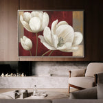 Floral Canvas Wall Art WAD011-F 90 x 60 cm / Stretched on hidden frame