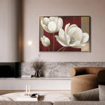 Floral Canvas Wall Art WAD011-F 90 x 60 cm / Stretched on hidden frame