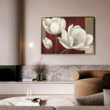 Floral Canvas Wall Art WAD011-F 90 x 60 cm / Stretched on hidden frame