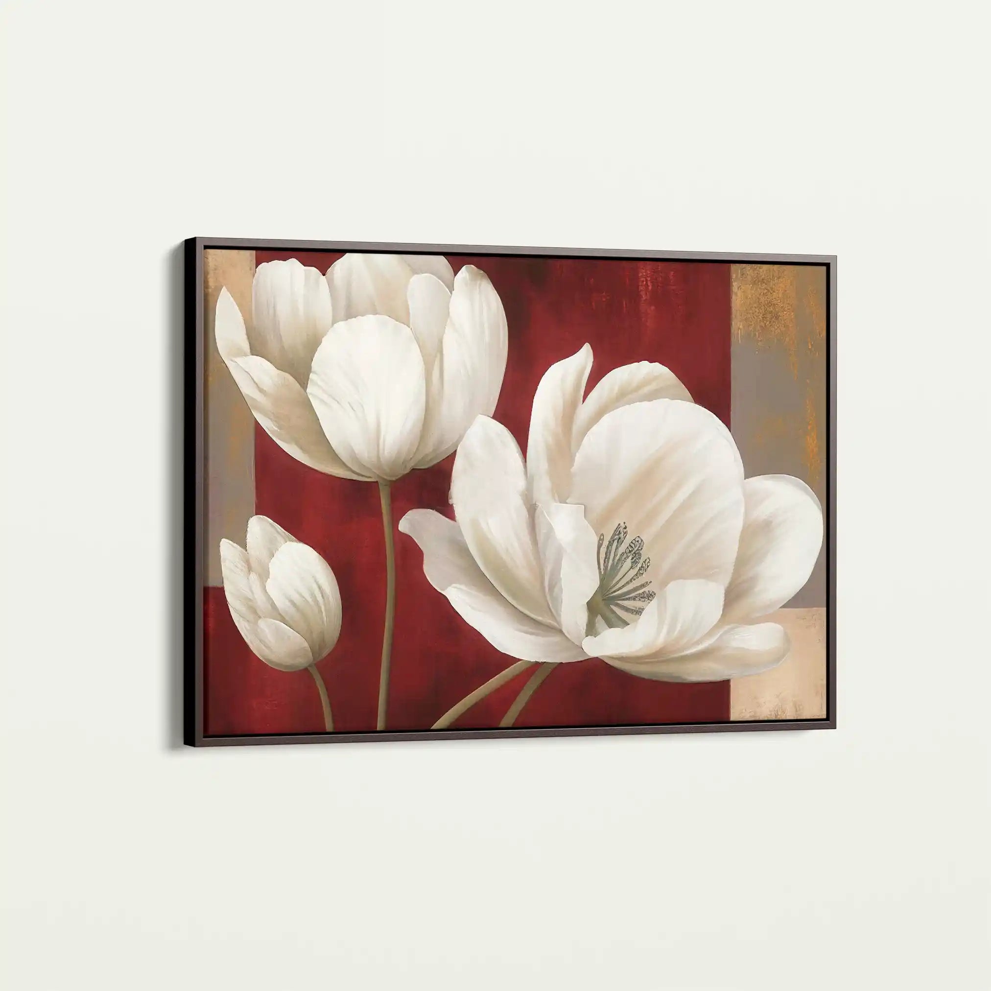 Floral Canvas Wall Art WAD011-F 90 x 60 cm / Stretched on hidden frame