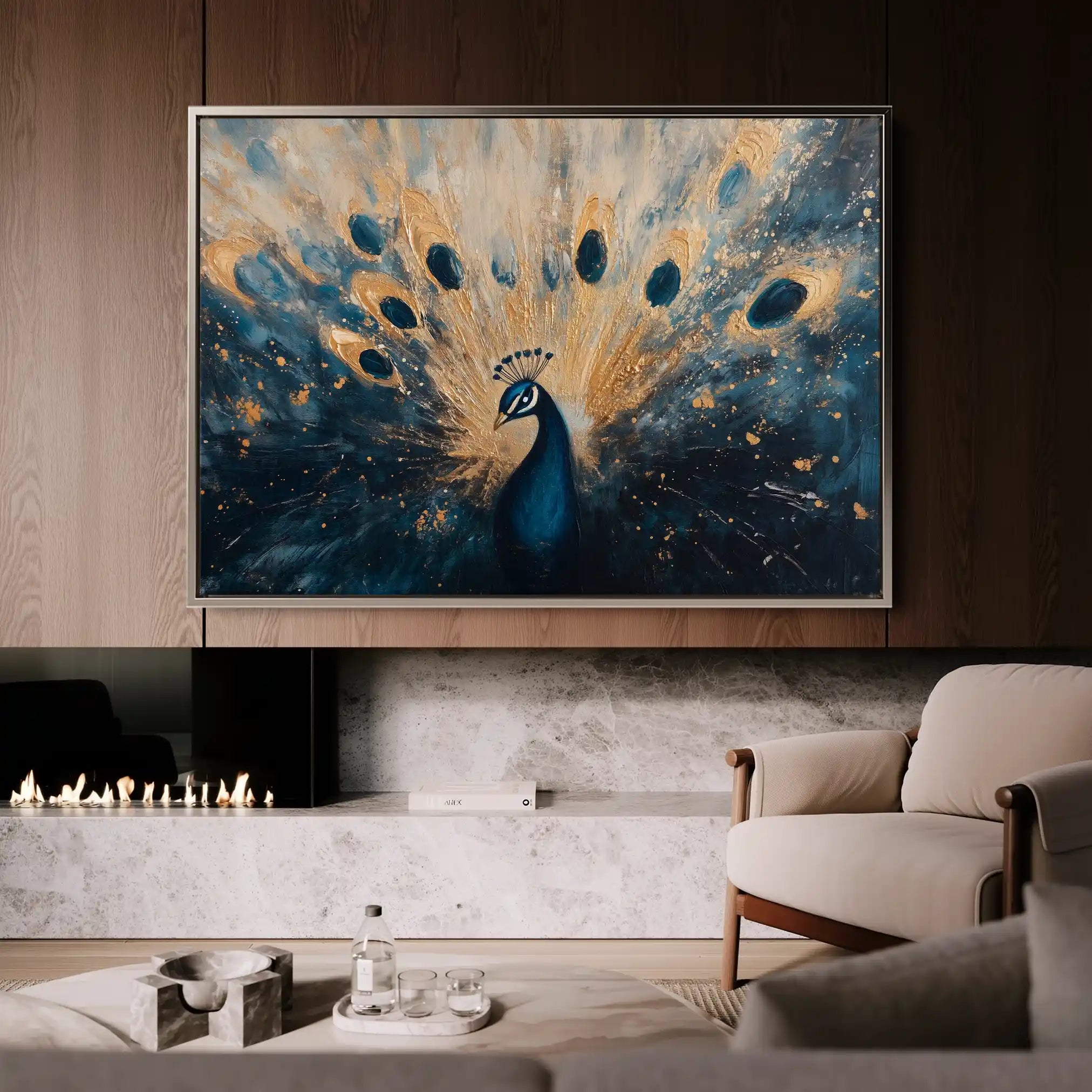 Animals 012 Canvas Art 90 x 60 cm / Stretched on hidden frame