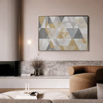 Abstract 012 Canvas Art 60 x 40 cm / Stretched on hidden frame