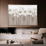 Floral Canvas Wall Art WAD012-F 90 x 60 cm / Stretched on hidden frame