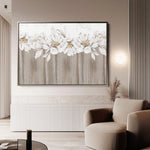Floral Canvas Wall Art WAD012-F 90 x 60 cm / Stretched on hidden frame