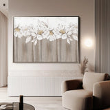 Floral Canvas Wall Art WAD012-F 90 x 60 cm / Stretched on hidden frame