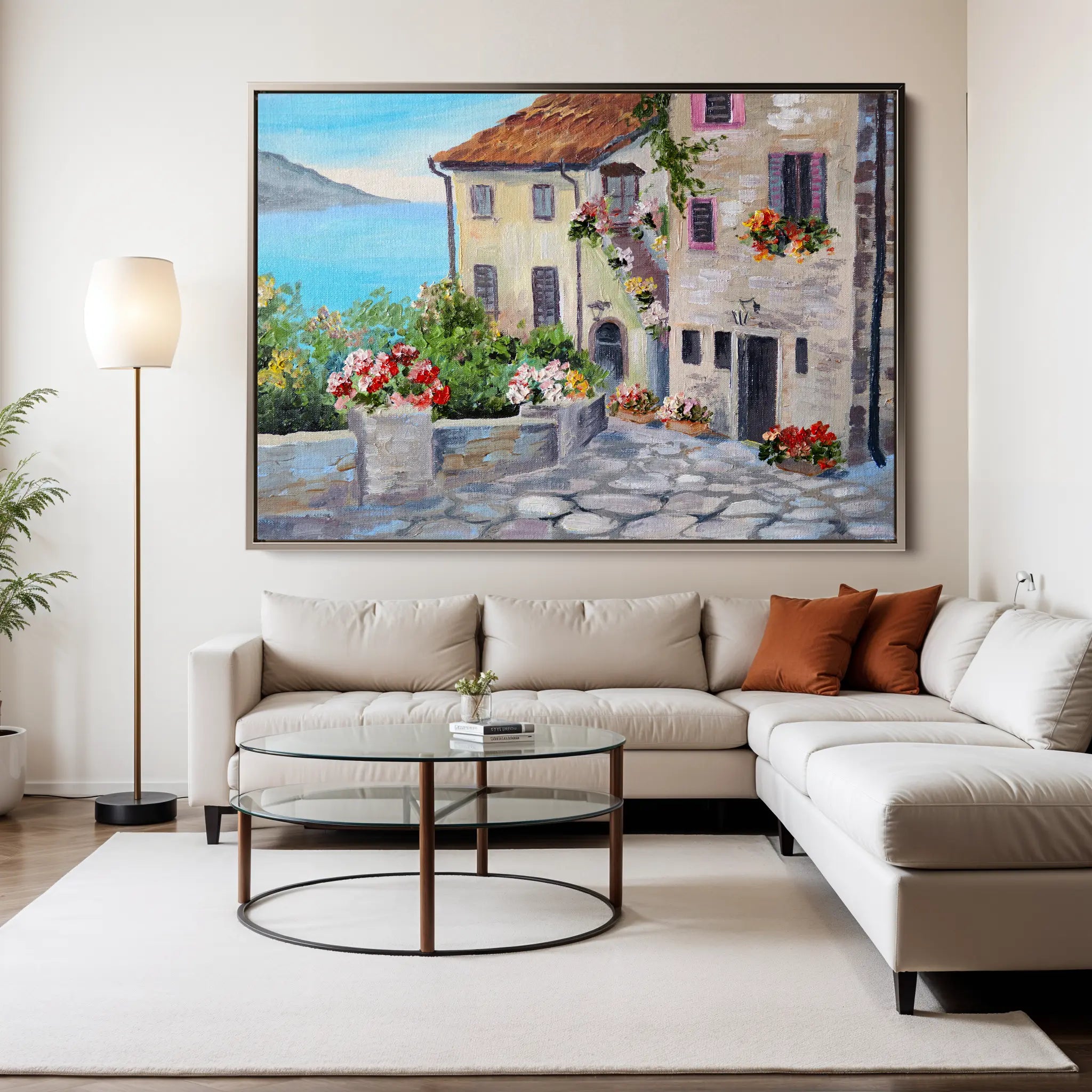 Landscape Canvas Wall Art WAD012-L 90 x 60 cm / Stretched on hidden frame