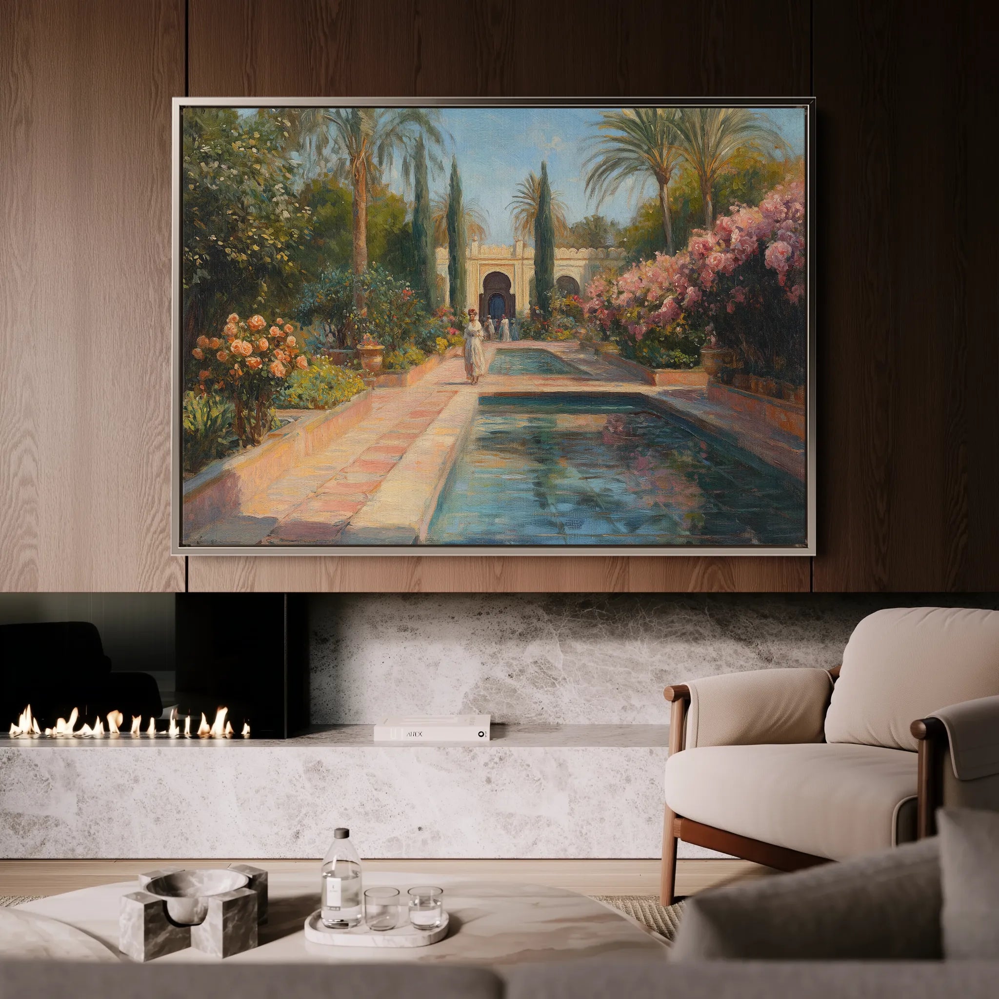 Orientalist Canvas Wall Art WAD012-OR 90 x 60 cm / Stretched on hidden frame