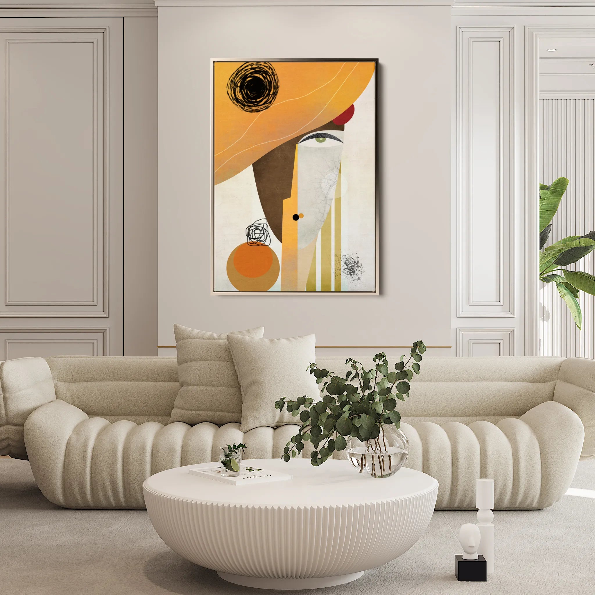 Portrait Canvas Wall Art WAD012-P 90 x 60 cm / Stretched on hidden frame