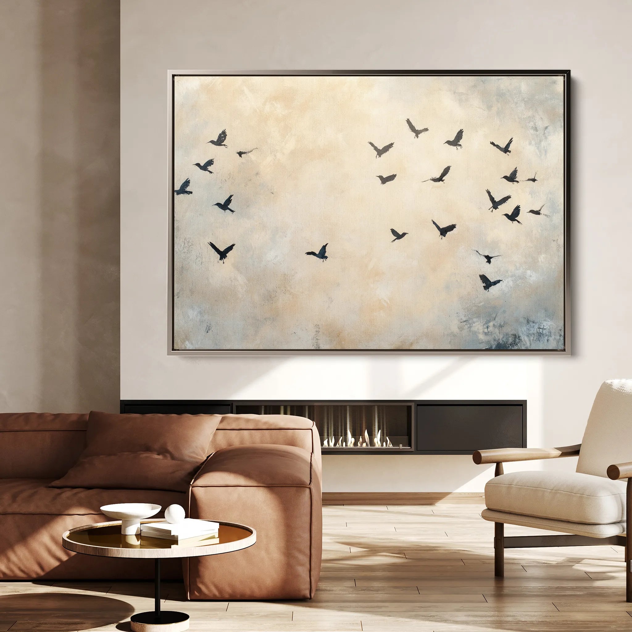 Animals Canvas Wall Art WAD013-AN 90 x 60 cm / Stretched on hidden frame