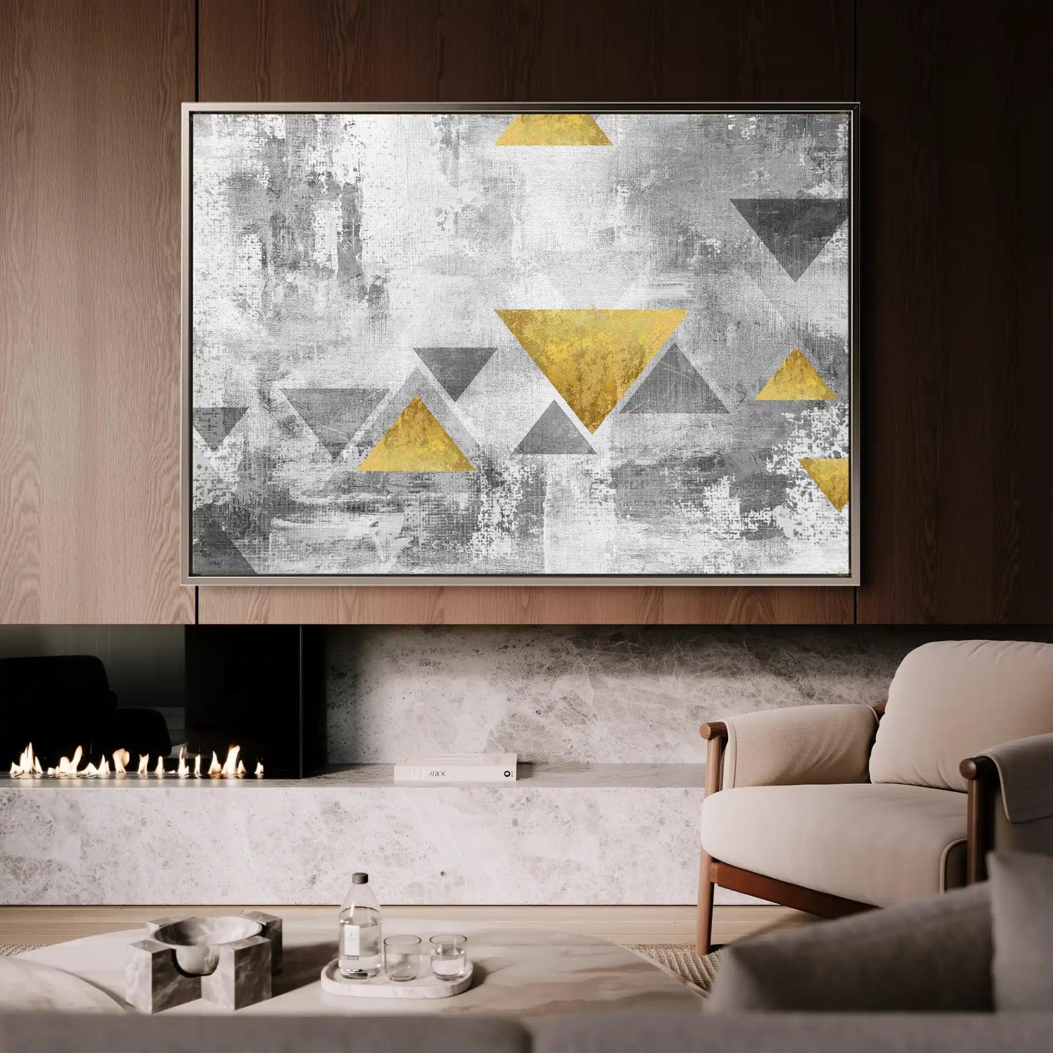 Abstract 013 Canvas Art 60 x 40 cm / Stretched on hidden frame