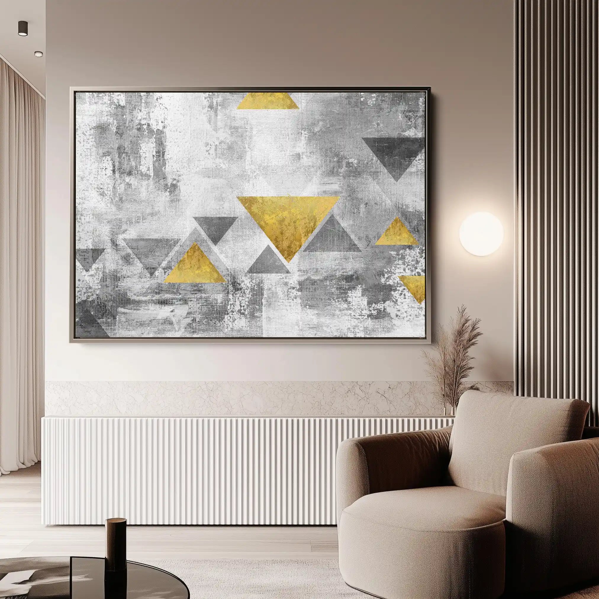 Abstract Canvas Wall Art WAD013-A 90 x 60 cm / Stretched on hidden frame