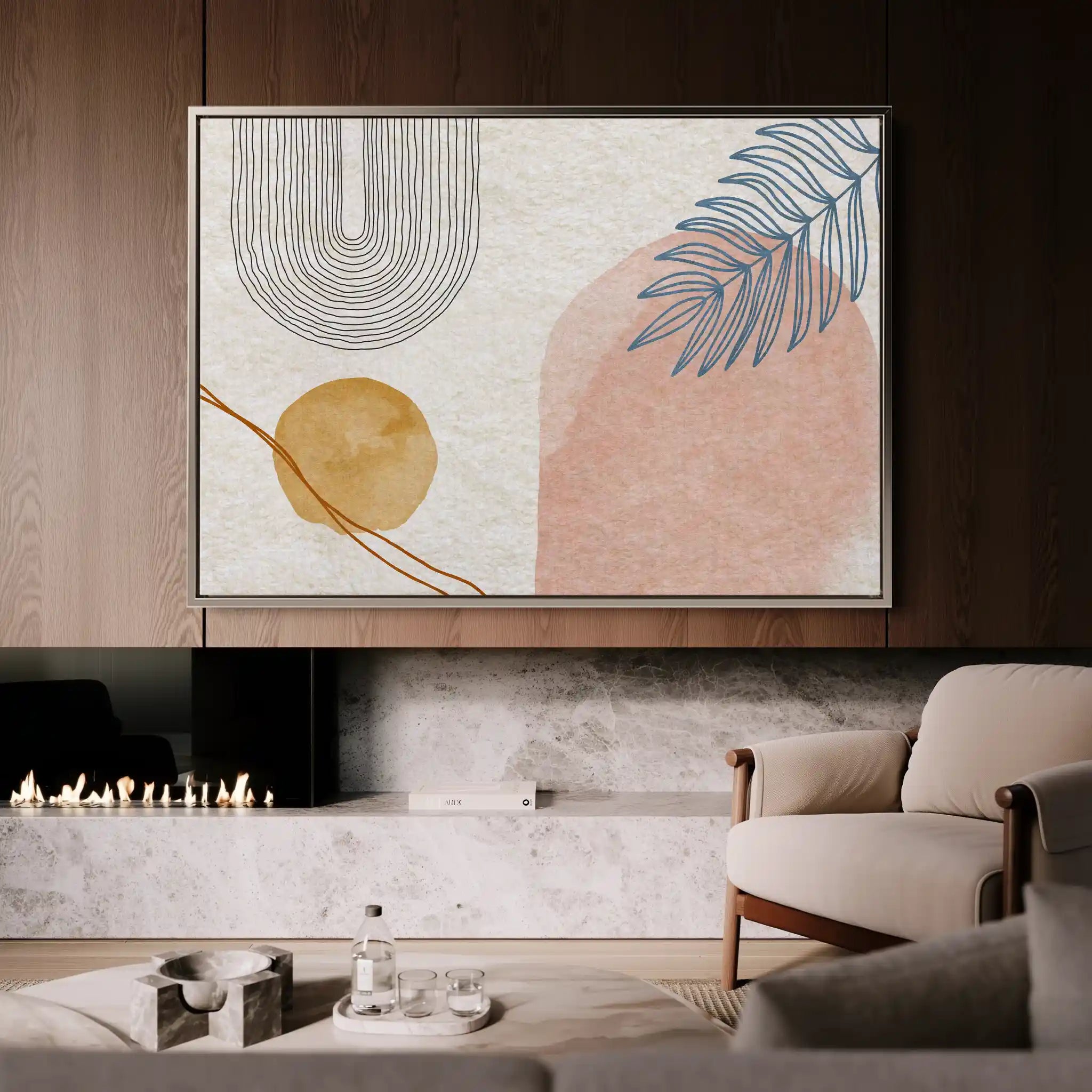 Boho 013 Canvas Art 90 x 60 cm / Stretched on hidden frame