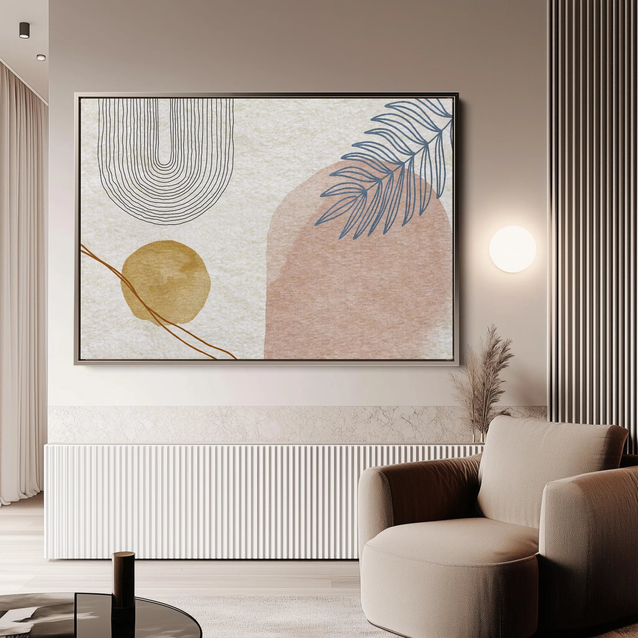 Boho Canvas Wall Art WAD013-BH 90 x 60 cm / Stretched on hidden frame