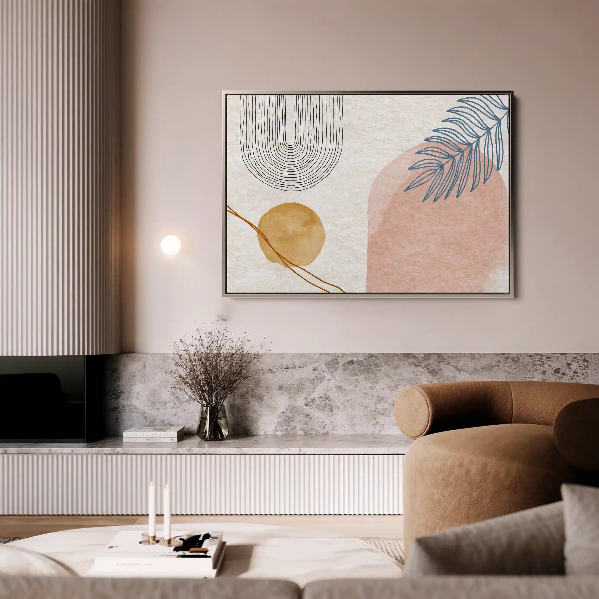 Boho 013 Canvas Art 90 x 60 cm / Stretched on hidden frame