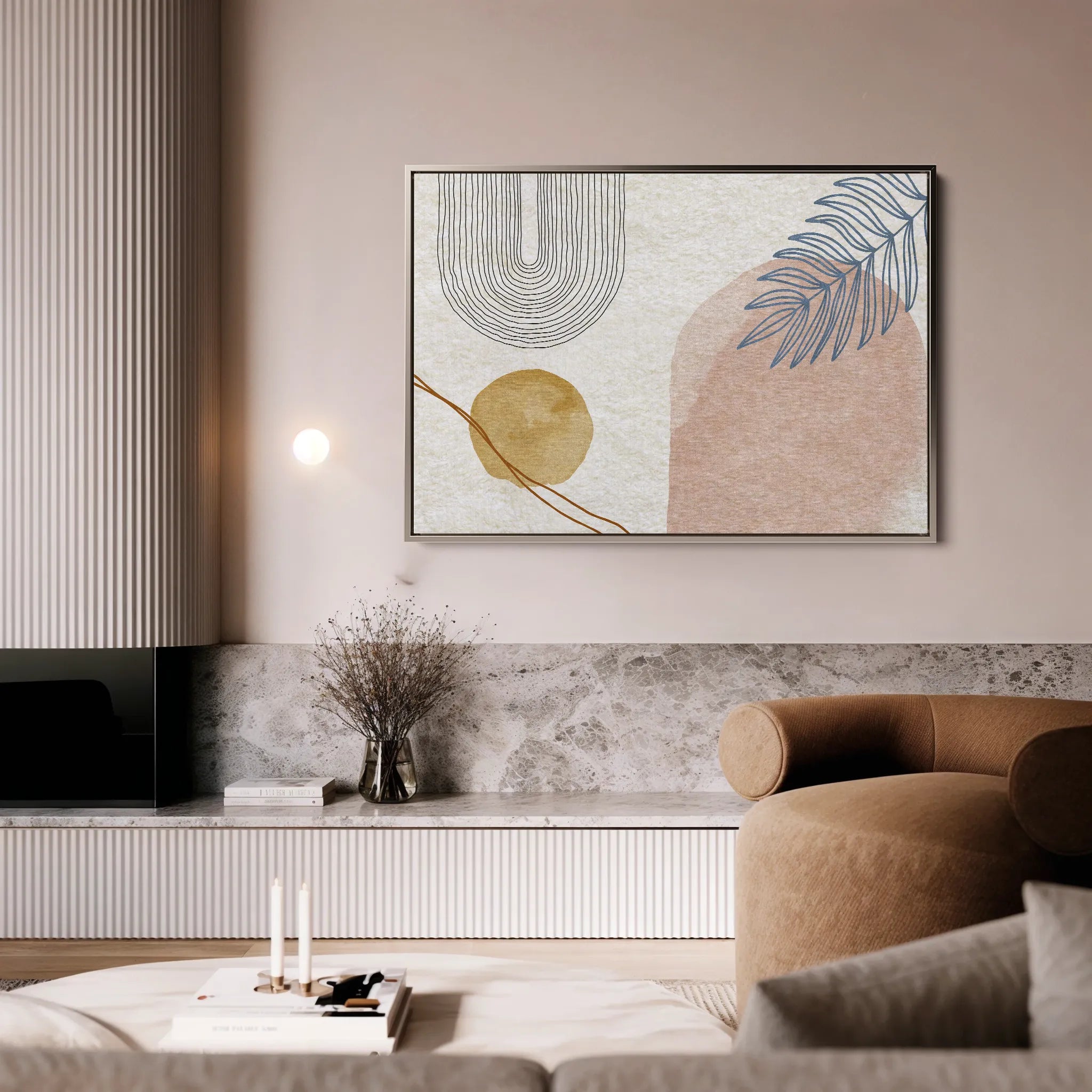 Boho Canvas Wall Art WAD013-BH 90 x 60 cm / Stretched on hidden frame