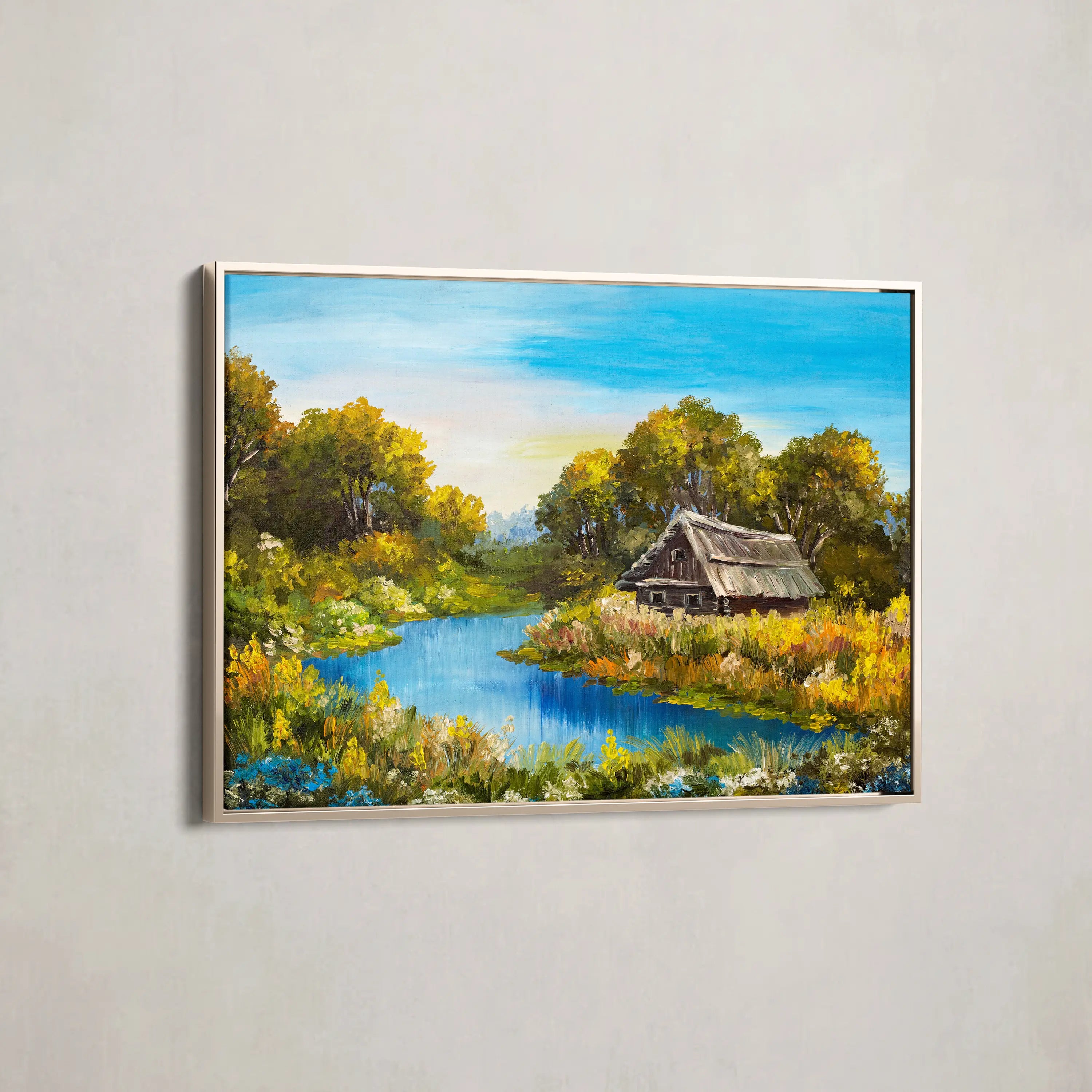 Landscape Canvas Wall Art WAD013-L 90 x 60 cm / Stretched on hidden frame