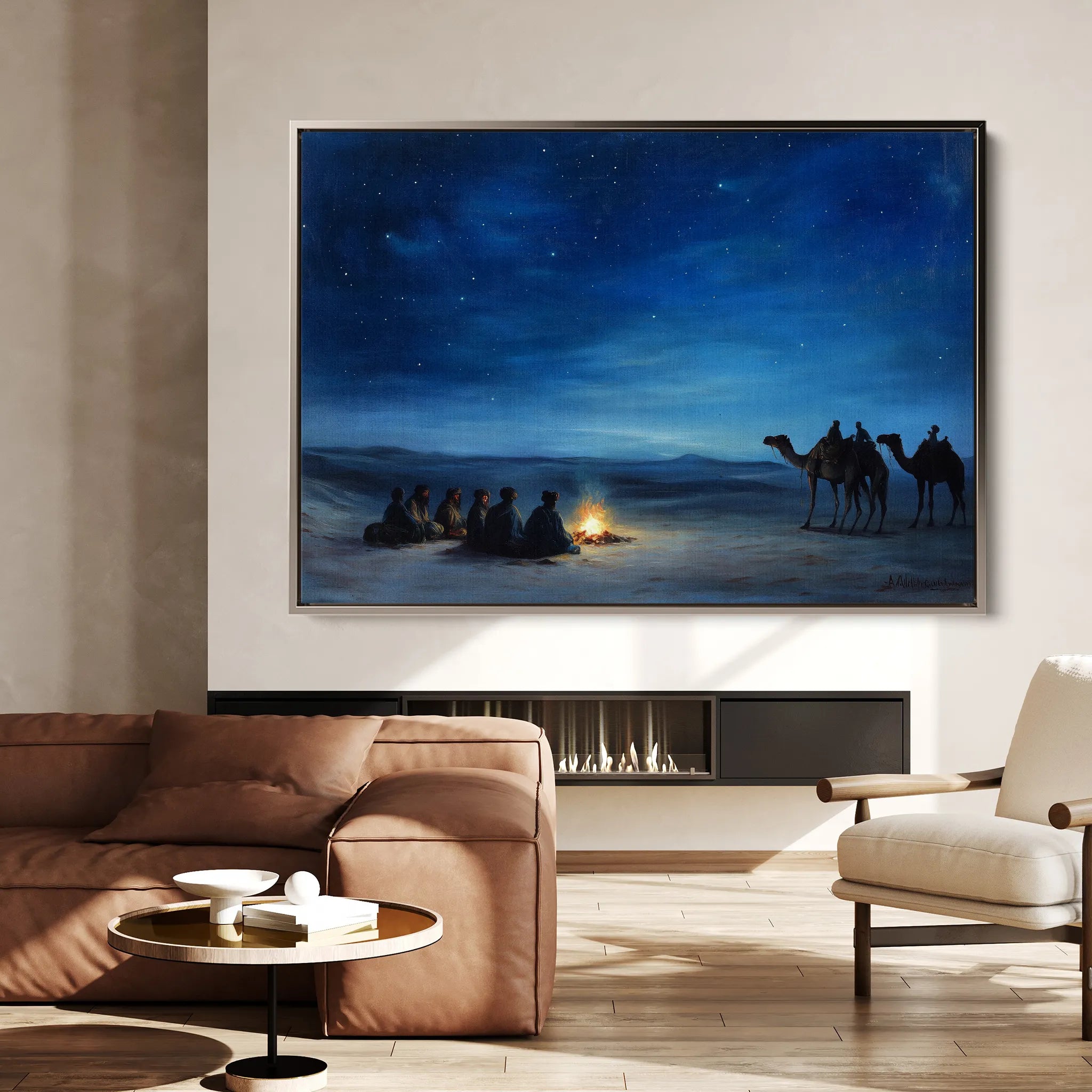 Orientalist Canvas Wall Art WAD013-OR 90 x 60 cm / Stretched on hidden frame