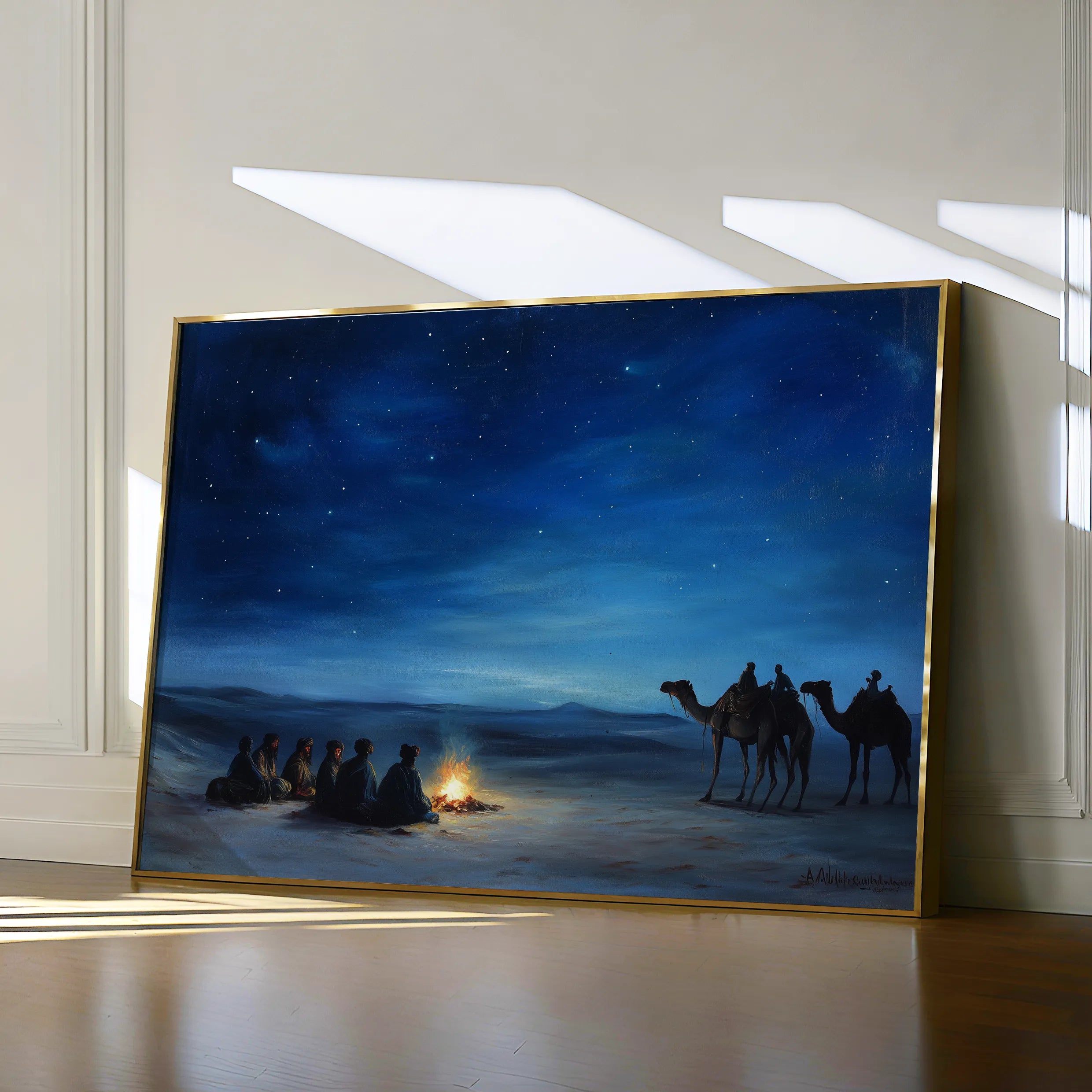Orientalist Canvas Wall Art WAD013-OR 90 x 60 cm / Stretched on hidden frame