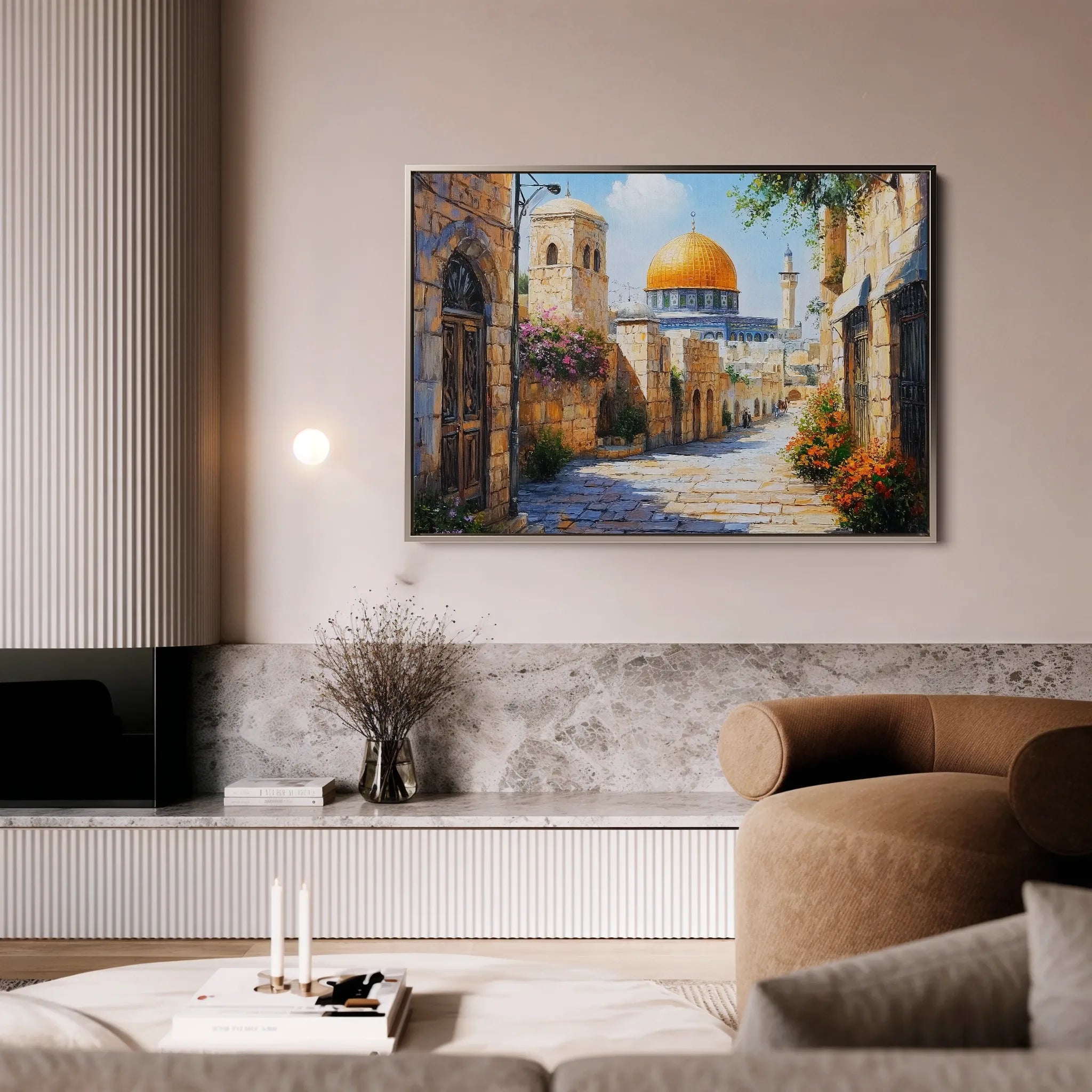 Palestine Canvas Wall Art WAD013-PL 90 x 60 cm / Stretched on hidden frame