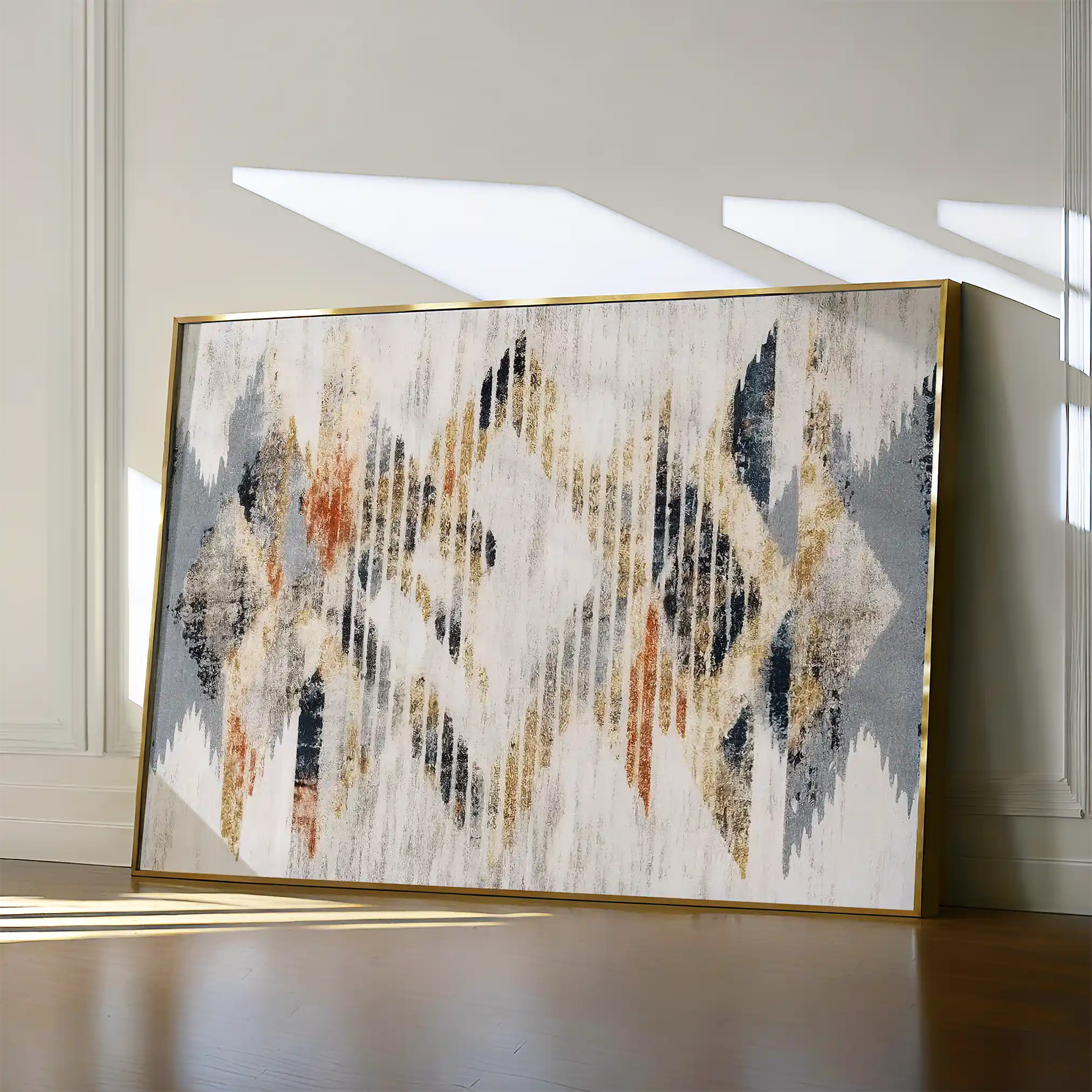 Abstract Canvas Wall Art WAD014-A 90 x 60 cm / Stretched on hidden frame