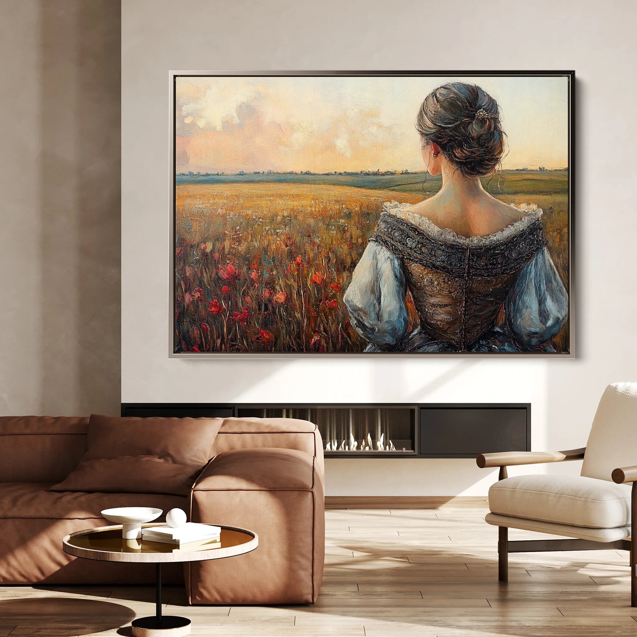 Classic Canvas Wall Art WAD014-CL 90 x 60 cm / Stretched on hidden frame