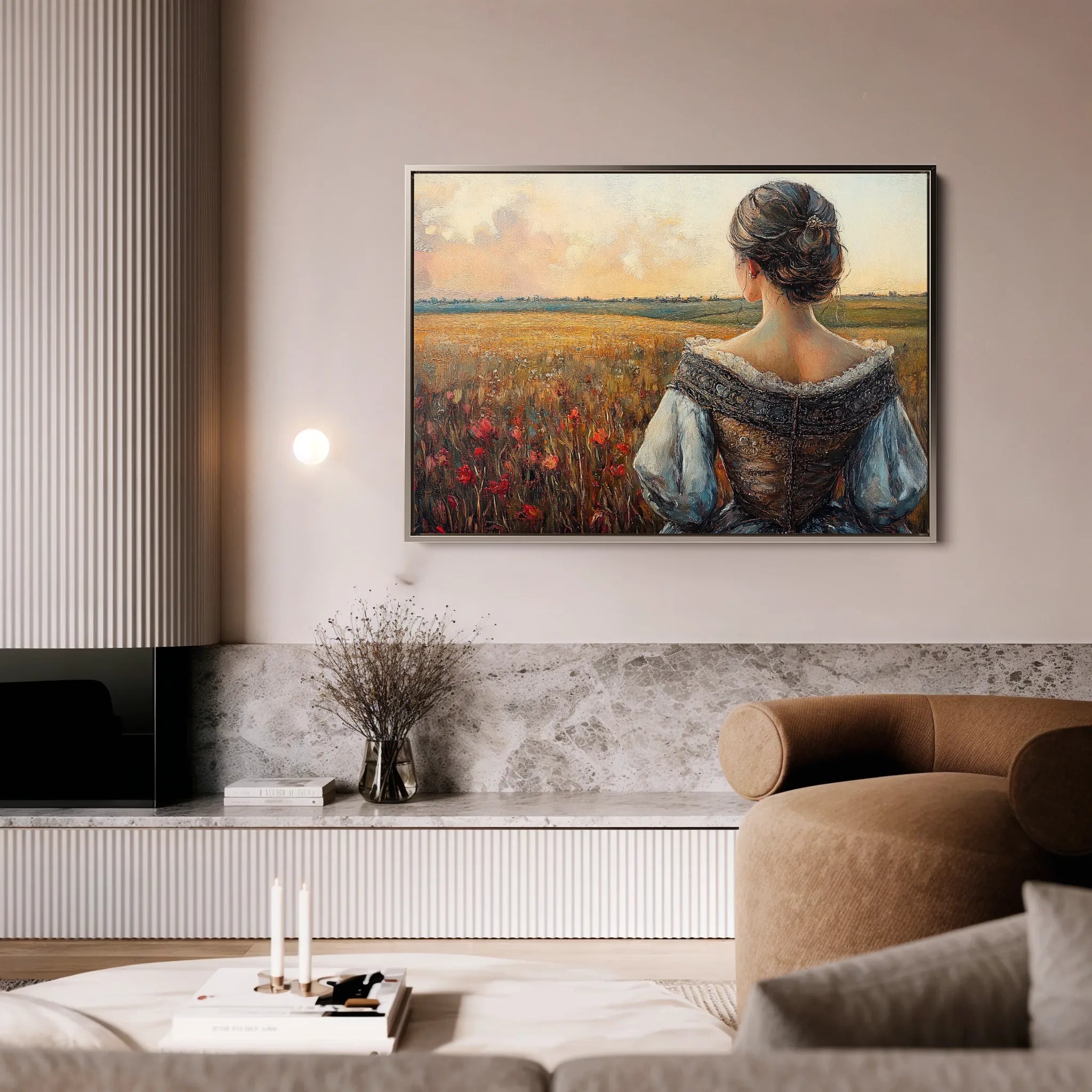 Classic Canvas Wall Art WAD014-CL 90 x 60 cm / Stretched on hidden frame