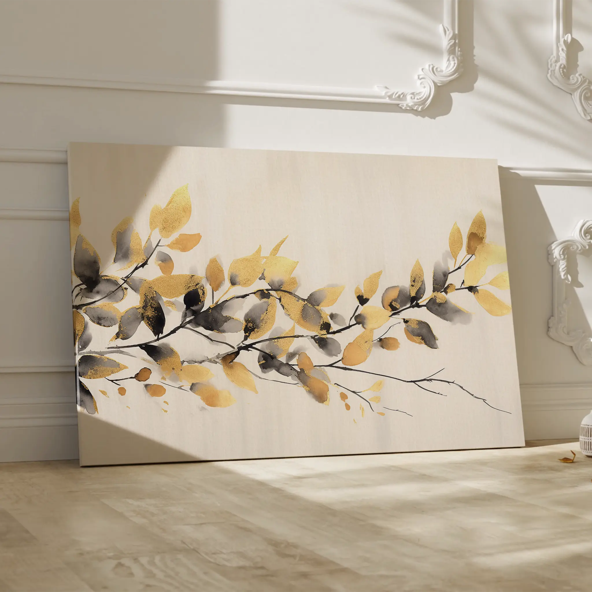 Floral Canvas Wall Art WAD014-F 90 x 60 cm / Stretched on hidden frame