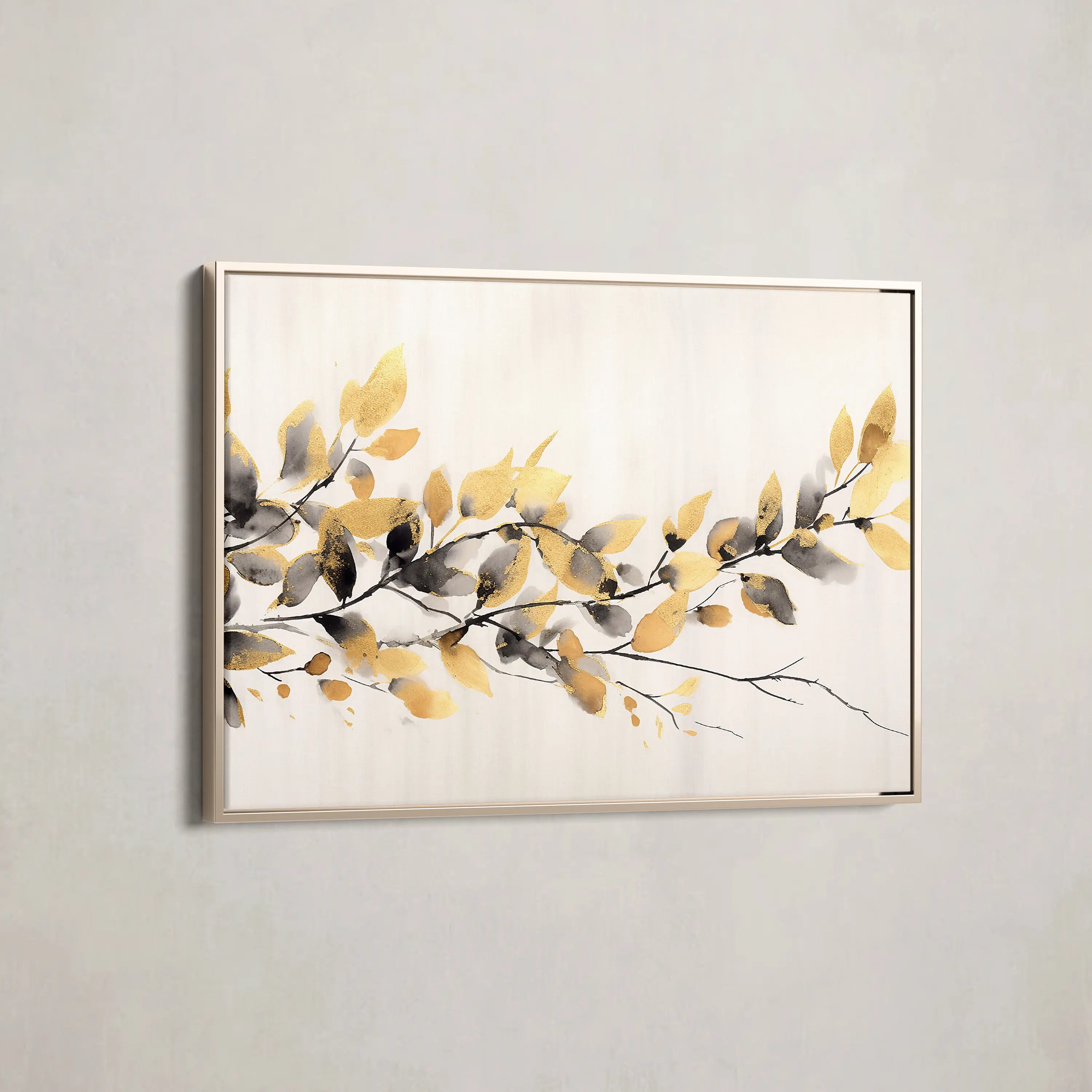 Floral Canvas Wall Art WAD014-F 90 x 60 cm / Stretched on hidden frame