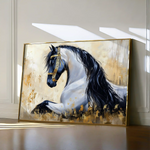 Horses 014 Canvas Art 90 x 60 cm / Stretched on hidden frame
