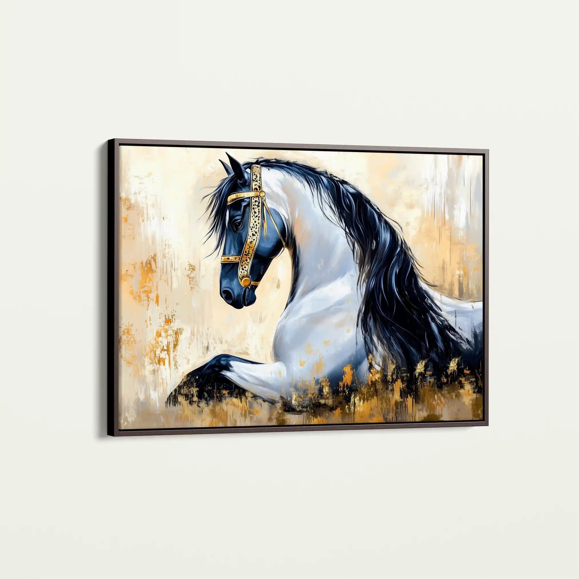 Horses 014 Canvas Art 90 x 60 cm / Stretched on hidden frame
