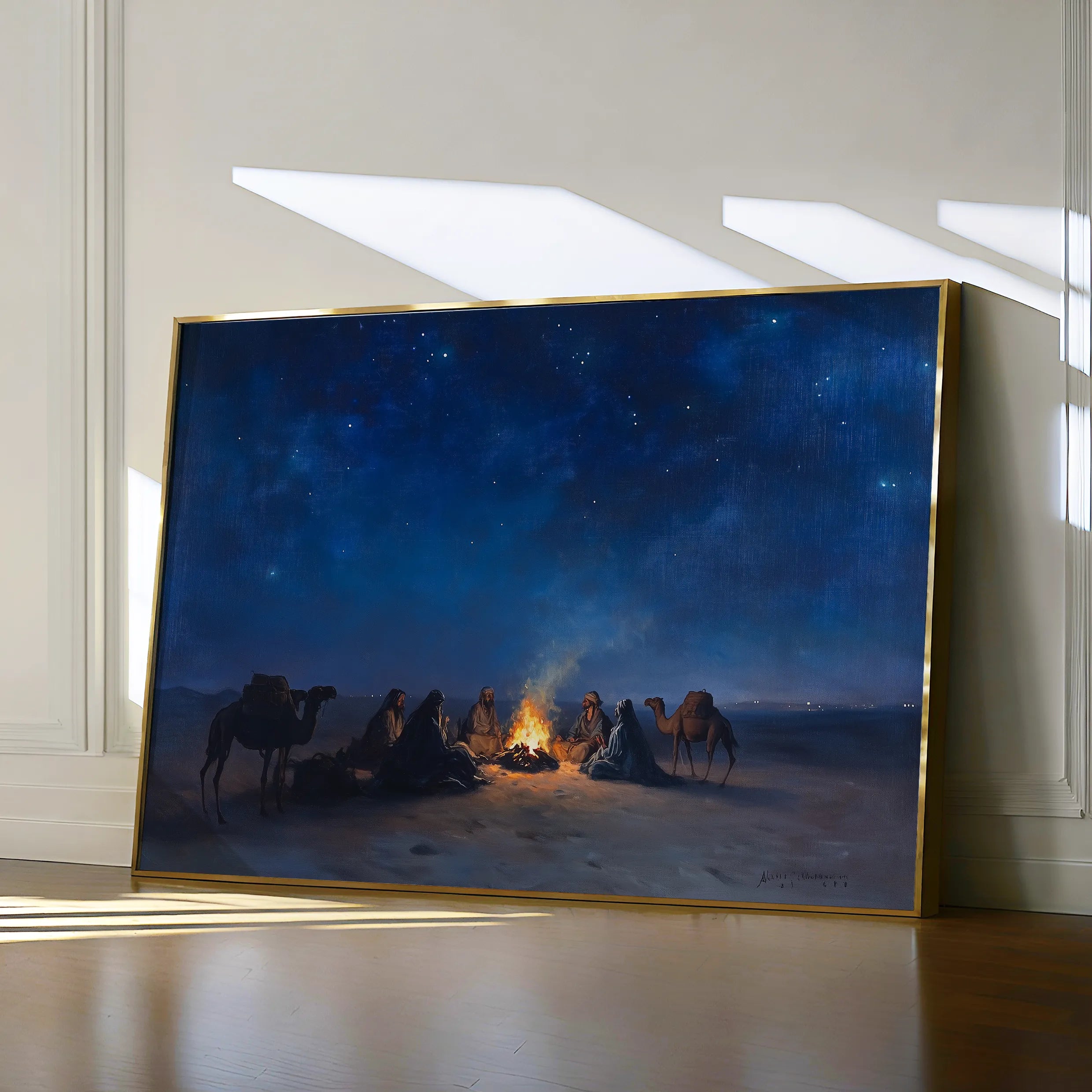 Orientalist Canvas Wall Art WAD014-OR 90 x 60 cm / Stretched on hidden frame