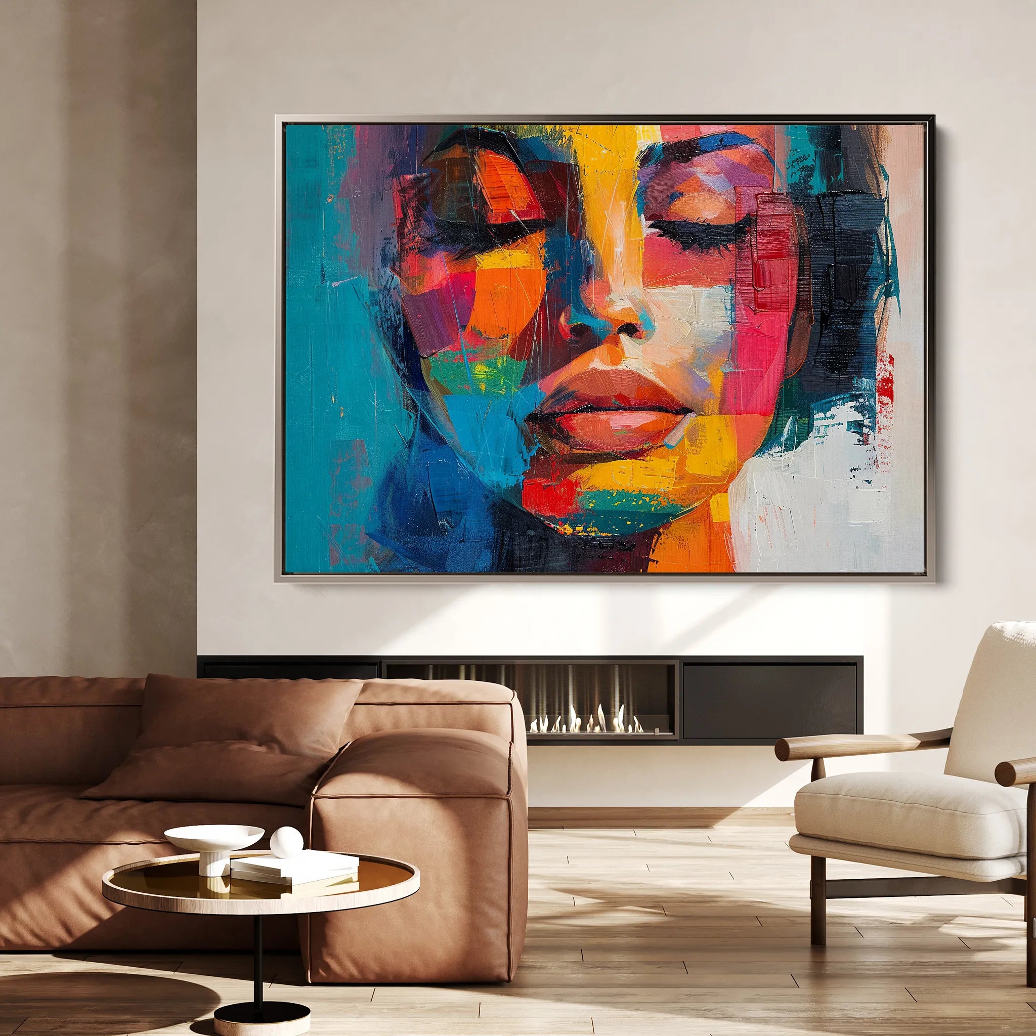 Portrait Canvas Wall Art WAD014-P 90 x 60 cm / Stretched on hidden frame