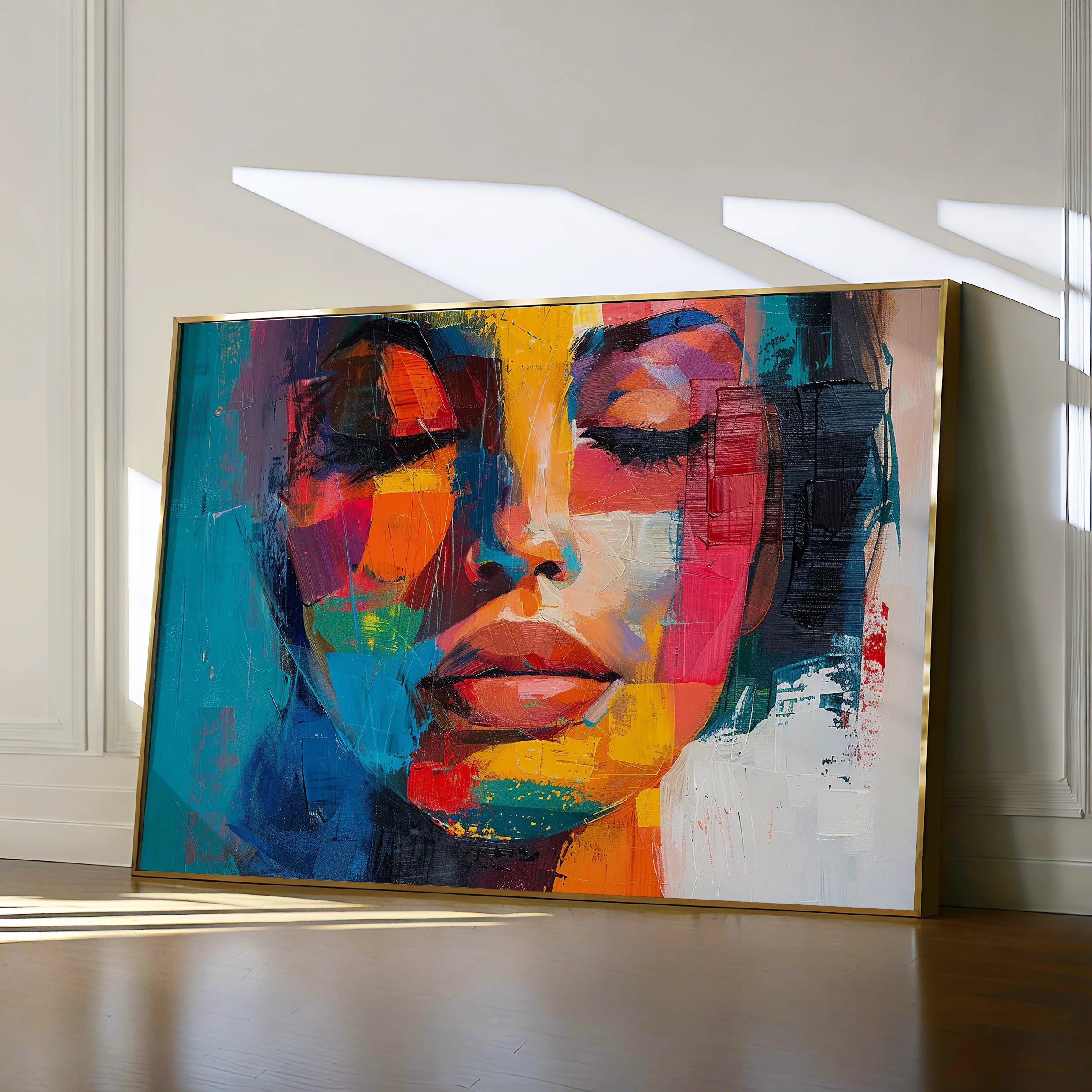 Portrait Canvas Wall Art WAD014-P 90 x 60 cm / Stretched on hidden frame