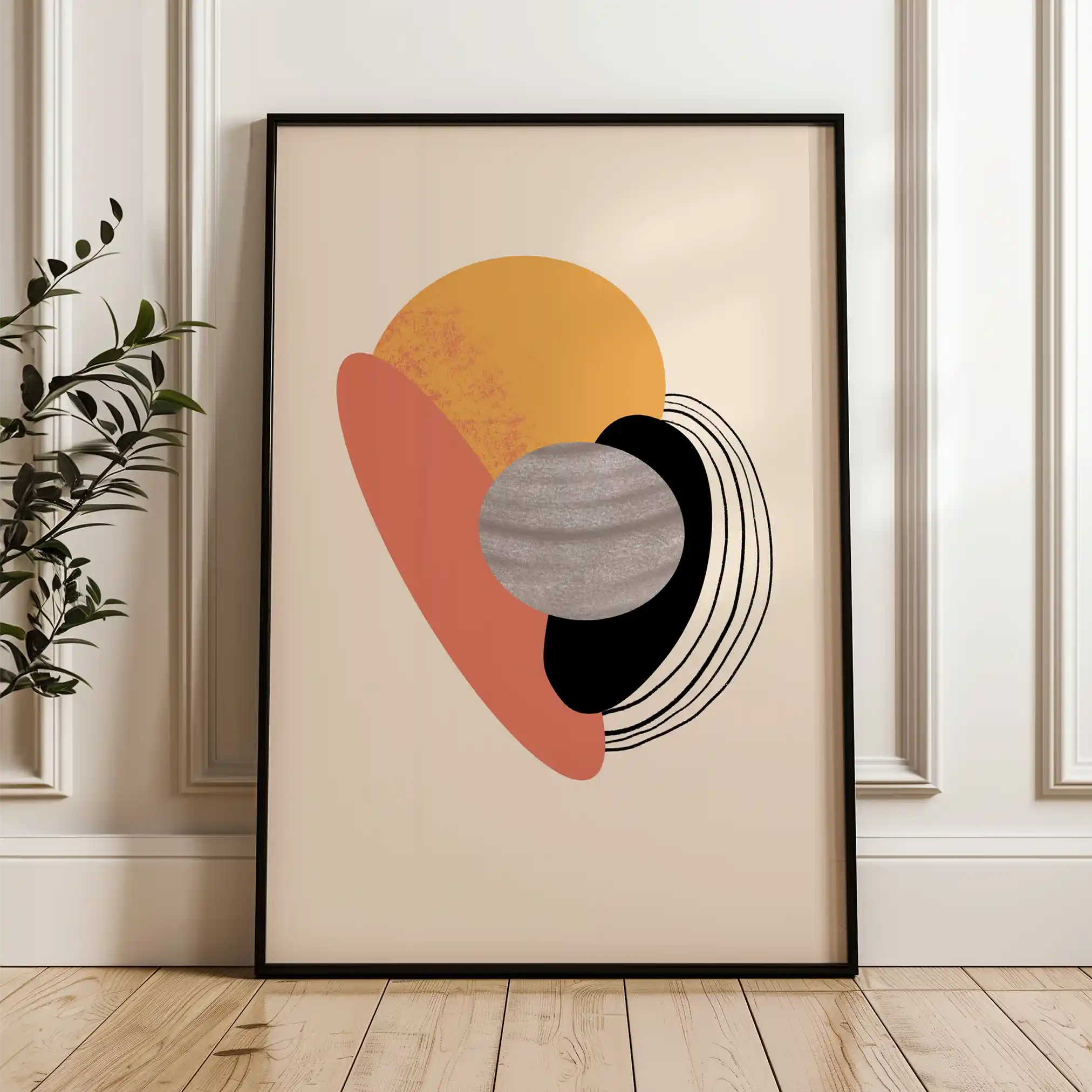 Boho 015 Canvas Art 90 x 60 cm / Stretched on hidden frame