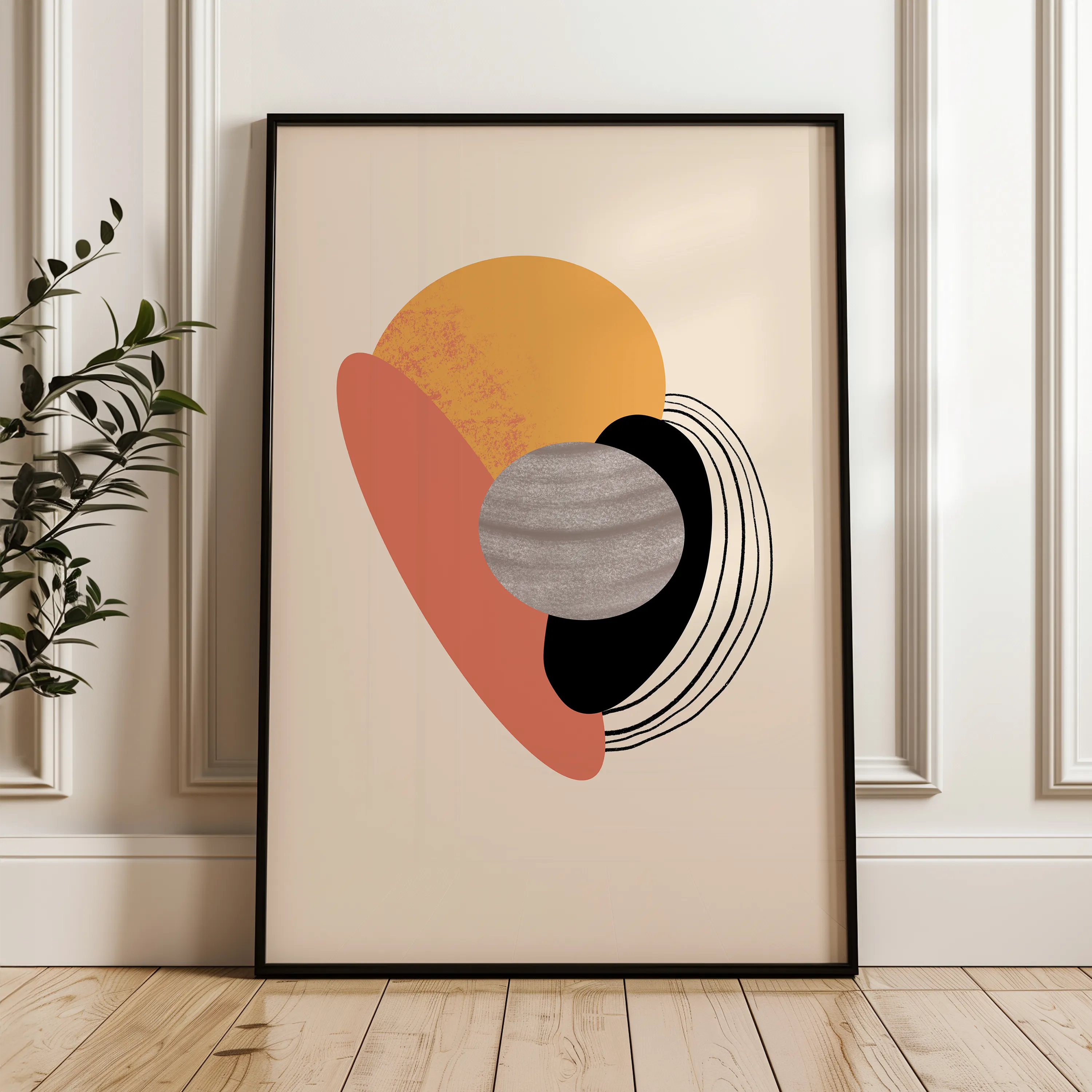 Boho Canvas Wall Art WAD015-BH 90 x 60 cm / Stretched on hidden frame